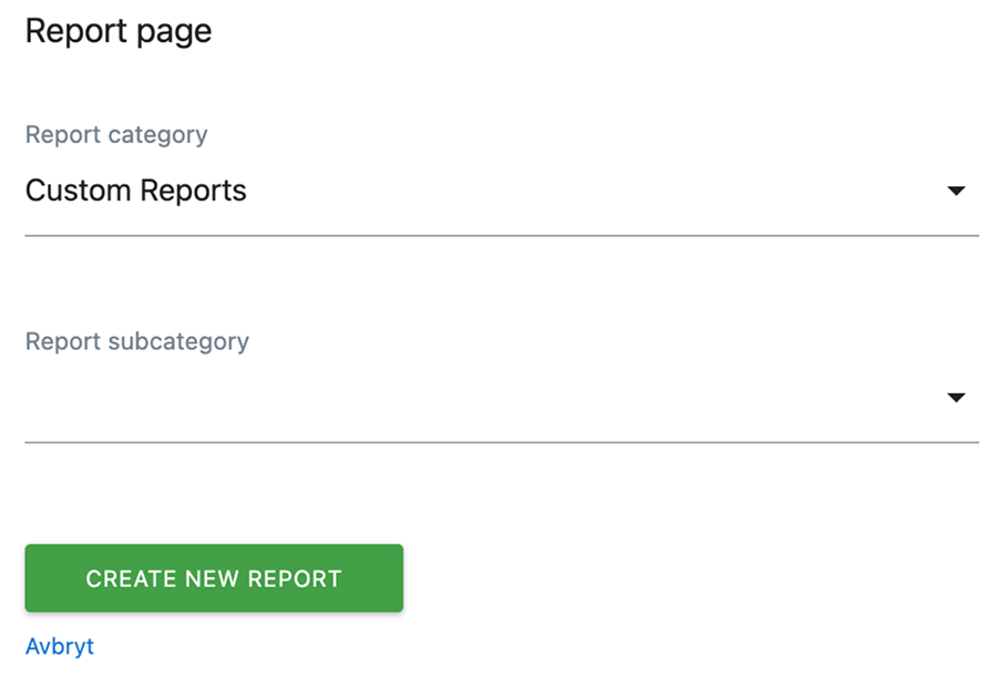 Skärmdump från Matomo – du kan själv välja var dina rapport ska synas och om du vill bygga ihop flera rapporter till en sorts anpassad instrumentpanel